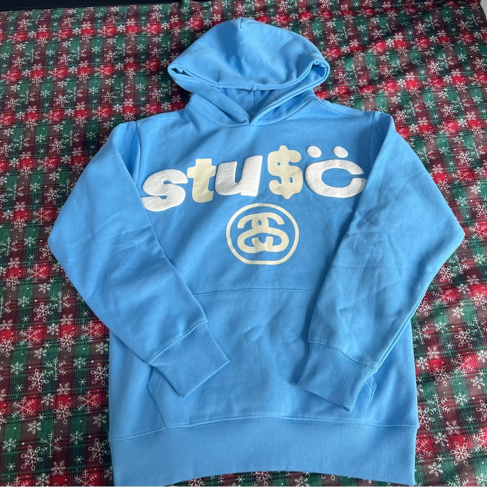 Stussy No. 8 Billiard Print Hooded Sweatshirt Trend